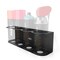 Koova Storage Rack, Steel, Black, 3.3 in W, 3.7 in H, 12.25 in L, Powder Coated KV-CAN-4 - alternate 1